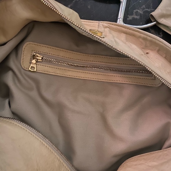 Free people Totem willow fringe horsebit hobo in cream leather - Picture 6 of 7